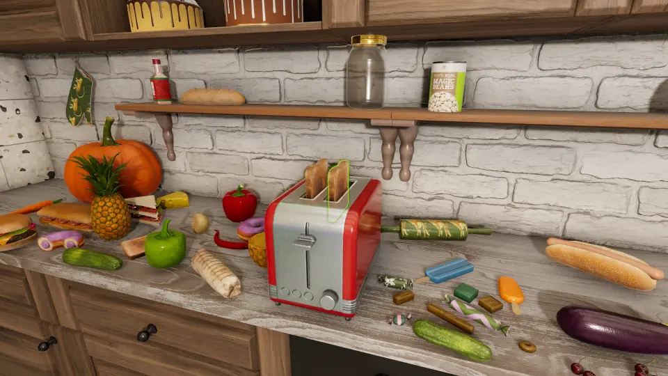 Game screenshot 10, a toaster in a messy kitchen